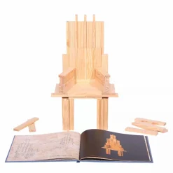 Clearance KAPLA inspirationsbog - Blå (Øvet)