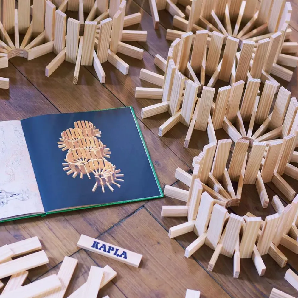 Clearance KAPLA inspirationsbog - Grøn (Let)