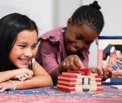 KAPLA klodser - Blå/Rød/Pink, 120 stk