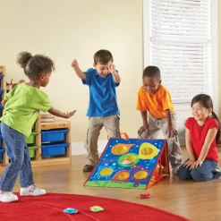 Sale Learning Resources Kastespil m. ærteposer - Form, farver & tal