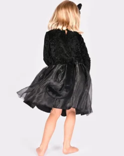 Outlet Den Goda Fen Kattekjole- og ører, str. 4-6 år