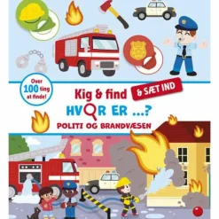 Hot Forlaget Bolden Kig & find - Politi og brandvæsen