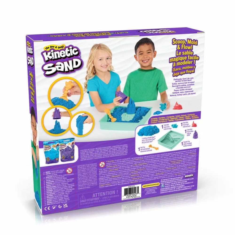 Outlet Kinetic Sand ® - Sandbox blå, 454 gram