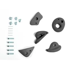 New DICE Klatregreb medium (inkl skruer) - Antracit, 5 stk