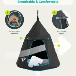 Klatrestativ med hængehule