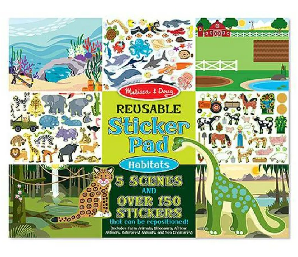 Sale Melissa & Doug Klistermærkebog - Dyreliv