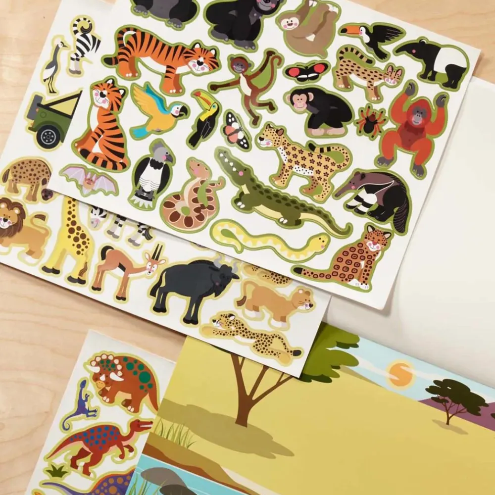 Sale Melissa & Doug Klistermærkebog - Dyreliv