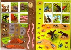 Outlet Forlaget Bolden Klistermærkebog - Insekter og andre smådyr