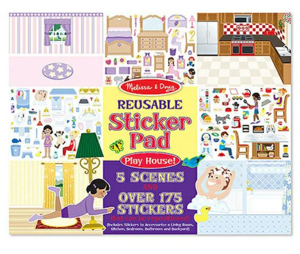 Melissa & Doug Klistermærkebog - Mit hus