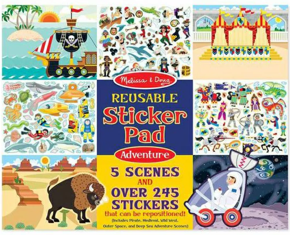 Sale Melissa & Doug Klistermærkebog - På eventyr