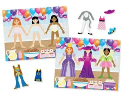 Clearance Melissa & Doug Klistermærkebog - Påklædningsdukker