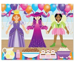 Clearance Melissa & Doug Klistermærkebog - Påklædningsdukker