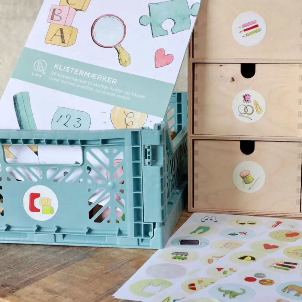 New Ciha Klistermærker til organisering, 96 stk