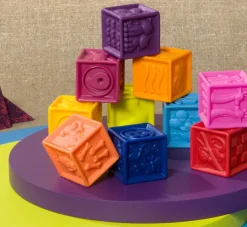 New B. Toys Klodser med tal og figurer, 10 stk