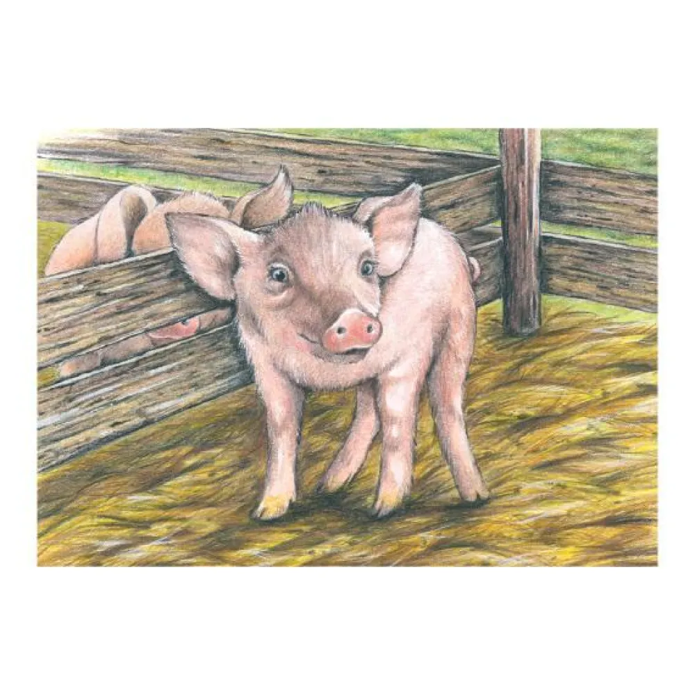 Best goki Klodspuslespil - Bondegårdsdyr, 9 klodser