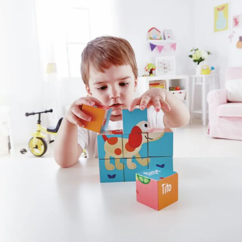 Sale Hape Klodspuslespil m. 9 klodser - Dyrevenner