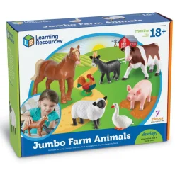 Clearance Learning Resources Kæmpe bondegårdsdyr, 7 stk