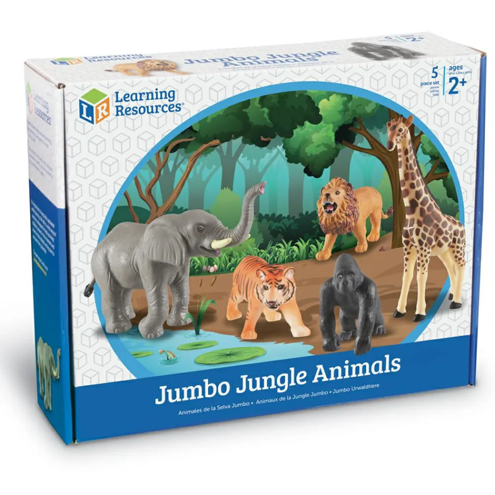 New Learning Resources Kæmpe jungledyr, 5 stk