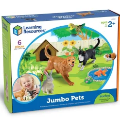 Discount Learning Resources Kæmpe kæledyr, 6 stk