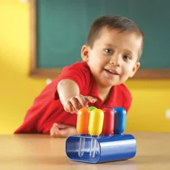 Learning Resources Kæmpe pipette med stativ, 6 stk.