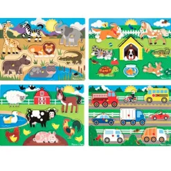 Best Melissa & Doug Knoppuslespil i træ