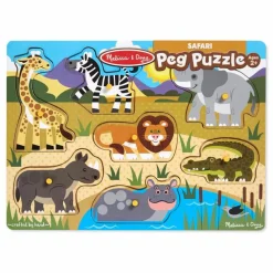 Best Melissa & Doug Knoppuslespil i træ