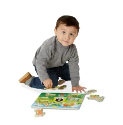 Best Melissa & Doug Knoppuslespil i træ