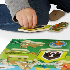 Best Melissa & Doug Knoppuslespil i træ