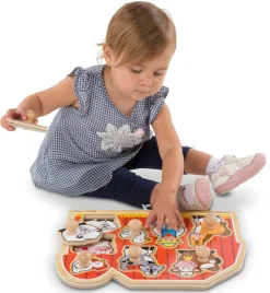 Discount Melissa & Doug Knoppuslespil Jumbo - Bondegård