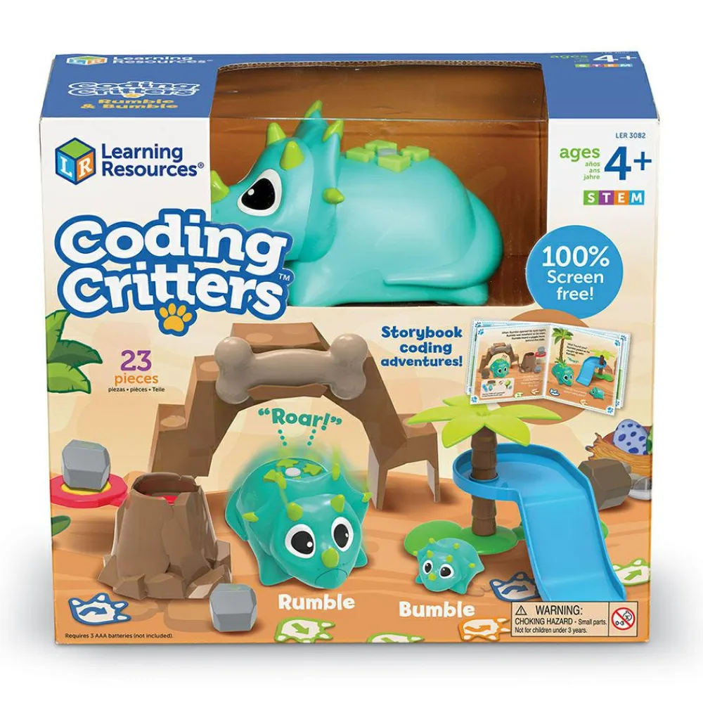 Outlet Learning Resources Kod en dyreven, Dino - Stort sæt