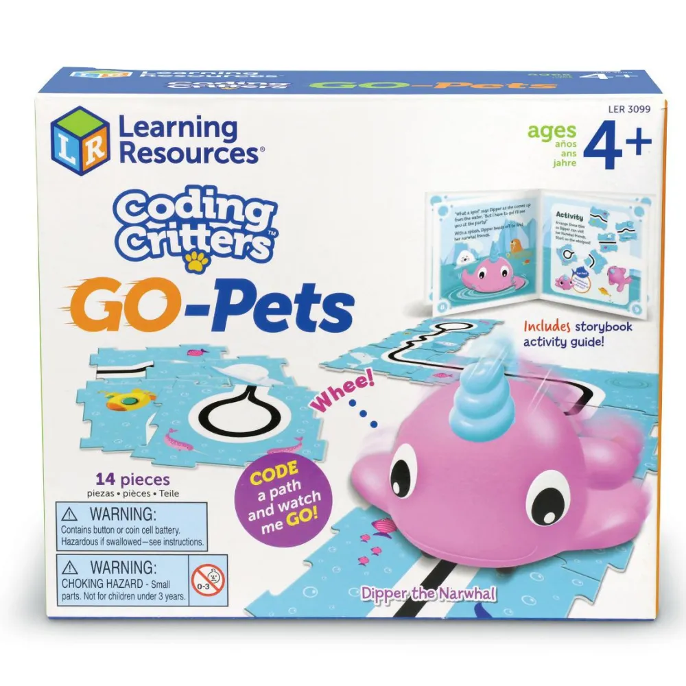 Sale Learning Resources Kod en dyreven, Narhval - Medium sæt