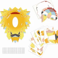 Best Djeco Kreativ med papir - 3D løve