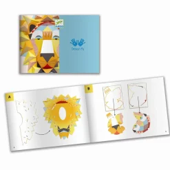 Best Djeco Kreativ med papir - 3D løve