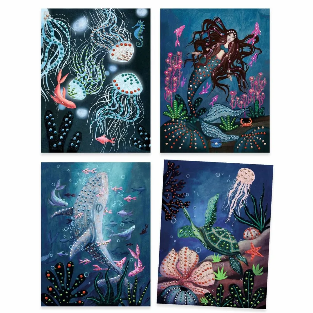 Djeco Kreativ æske - 3D maling, I havets dyb