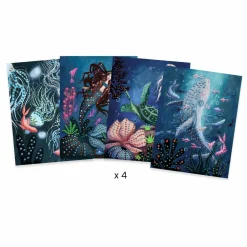 Djeco Kreativ æske - 3D maling, I havets dyb