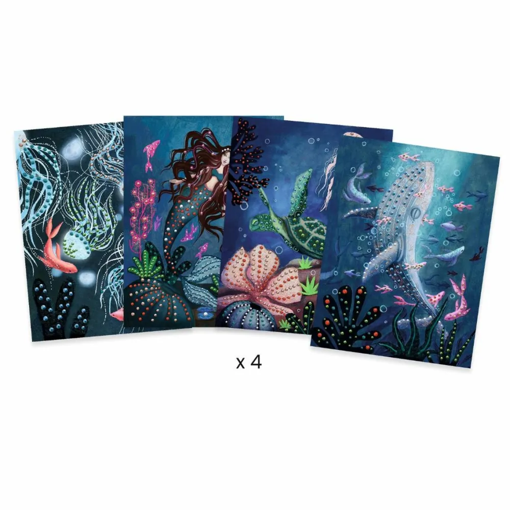 Djeco Kreativ æske - 3D maling, I havets dyb