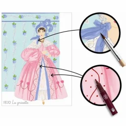 Best Djeco Kreativ æske - Historiske kjoler