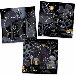 Outlet Djeco Kreativ æske - Hvem gemmer sig i natten?