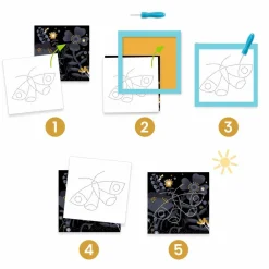 Outlet Djeco Kreativ æske - Hvem gemmer sig i natten?