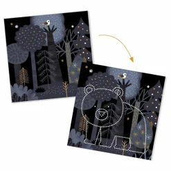 Outlet Djeco Kreativ æske - Hvem gemmer sig i natten?