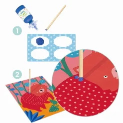 Online Djeco Kreativ æske - Mal med prikker