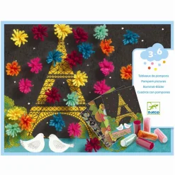 Online Djeco Kreativ æske - Pynt med pomponer