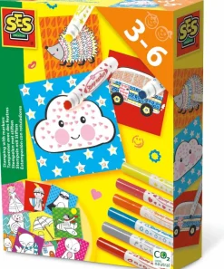 Sale SES Creative Kreativitetssæt - Sjov med stempeltusser