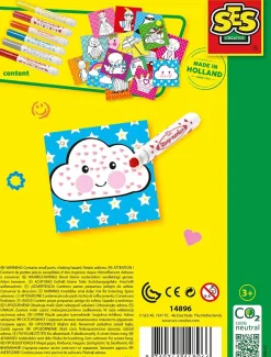 Sale SES Creative Kreativitetssæt - Sjov med stempeltusser