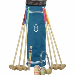 Vilac Kroketspil med 6 køller - L: 85 cm