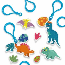 Online SES Creative Krympeplast - Lav dinosaur nøgleringe