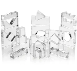 New tickit® Krystalformer - Transparent, 25 stk