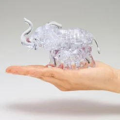 New Krystalpuslespil m. 46 brk. - Elefanter