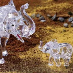 New Krystalpuslespil m. 46 brk. - Elefanter