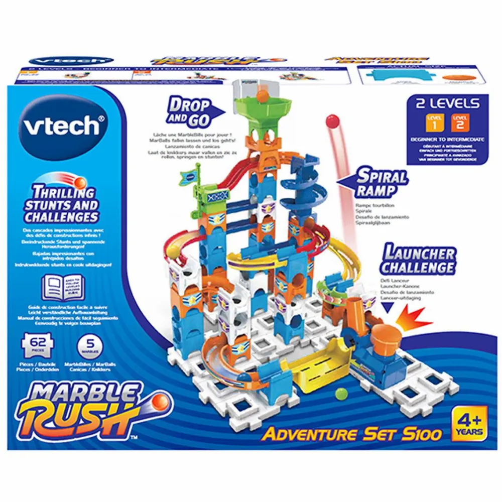 New vtech Kuglebane - Marble Rush Adventure, 62 dele